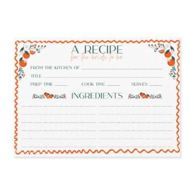 She's Fresh Off the Market  Recipe Enclosure