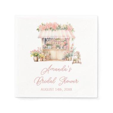 She's Fresh Off the Market Floral  Napkins