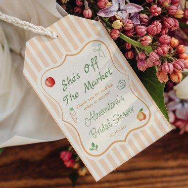 She's Off the Market  Favor Gift Tags