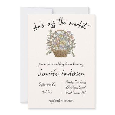 "She's off the Market" Floral