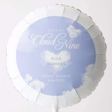 She's on Cloud 9  Balloon