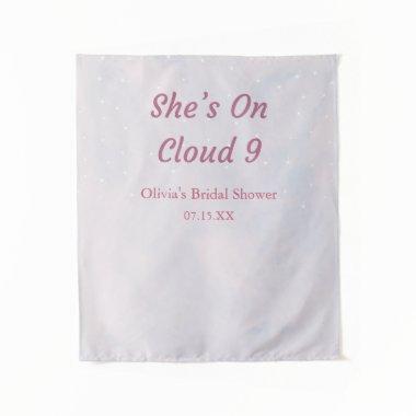 She's On Cloud 9 Dreamy  Backdrop