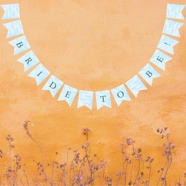 She's On Cloud 9 Dreamy Bride To Be  Bunting Flags