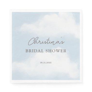 She's on Cloud 9 Dreamy Watercolor  Napkins