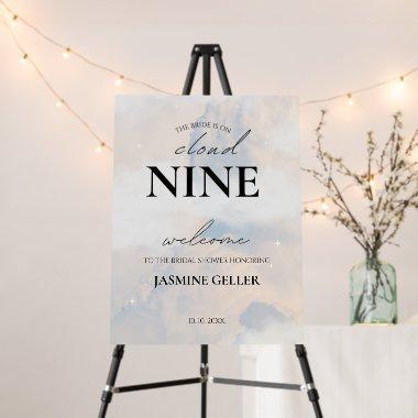 She's on cloud 9 Elegant  Welcome Foam Board