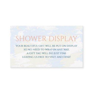 She's on Cloud 9 Shower Display  Enclosure