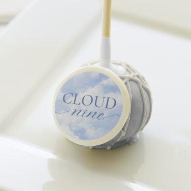 She's On Cloud Nine Blue  Cake Pops