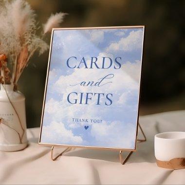 She's On Cloud Nine Blue  & Gifts Poster