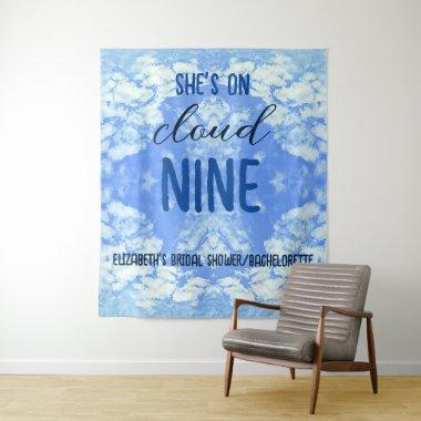 She's On Cloud Nine! Bridal Shower/Bachelorette Tapestry