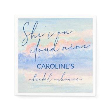 Shes On Cloud Nine Pastel Watercolor  Napkins