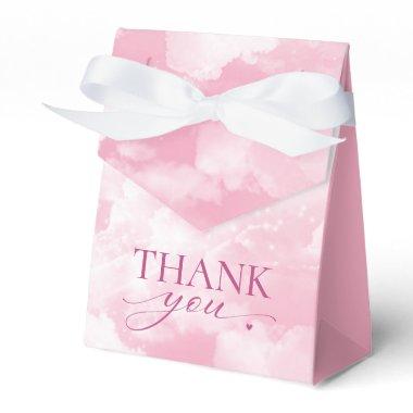 She's On Cloud Nine Pink  Favor Boxes