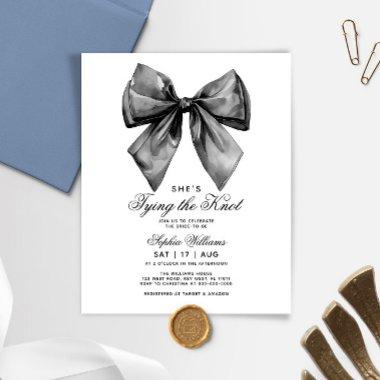 She's Tying The Knot Black Bow