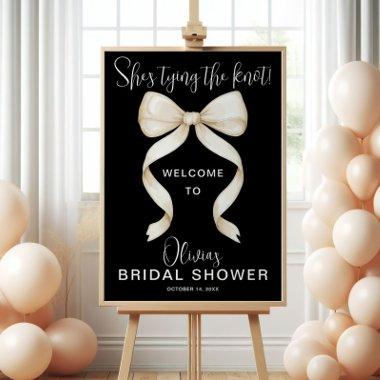 She's Tying the Knot Bow  Welcome Foam Board