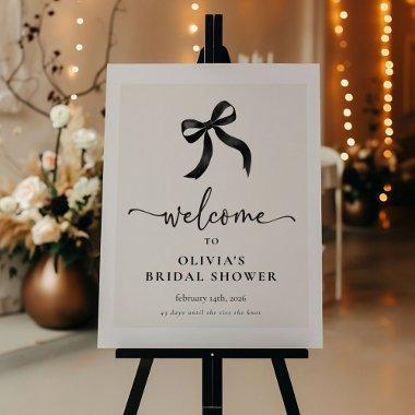 She's Tying the Knot Bow  Welcome Foam Board