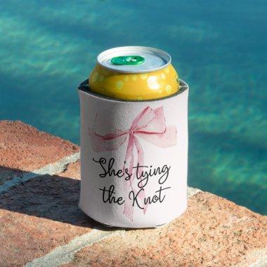 She's Tying The Knot Bridal Shower Can Cooler