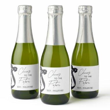 She's Tying the Knot  Party Favor Sparkling Wine Label