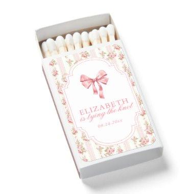 She's Tying the Knot Coquette Bow  Matchboxes