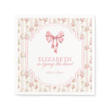 She's Tying the Knot Coquette Bow  Napkins