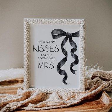 She's tying the knot Guess How Many Kisses Poster