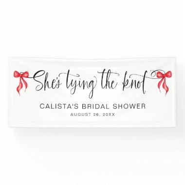 She's Tying the Knot Personalized  Banner