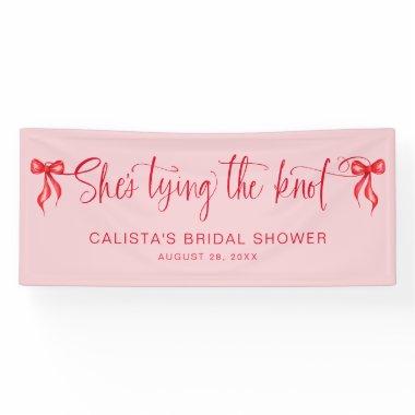 She's Tying the Knot Personalized  Banner