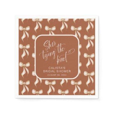 She's Tying the Knot Personalized  Napkins