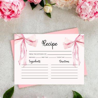 She's Tying The Knot Recipe Bridal Shower Enclosure Invitations
