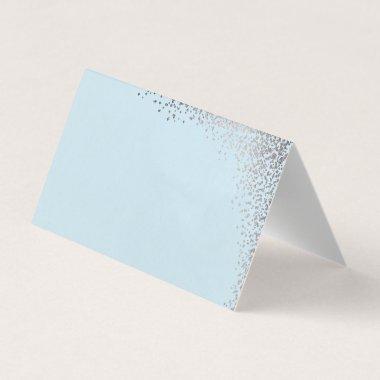 Shimmering confetti table place