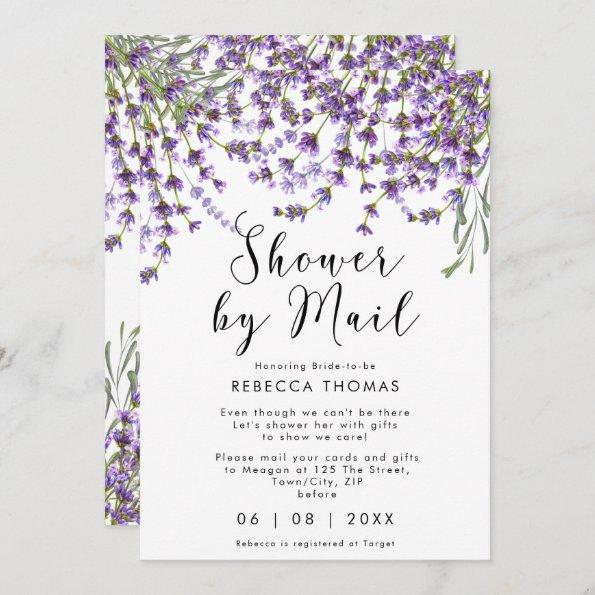 shower by mail lavender bridal shower Invitations