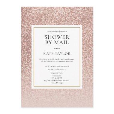 Shower By Mail Long Distance Rose Gold Glitter