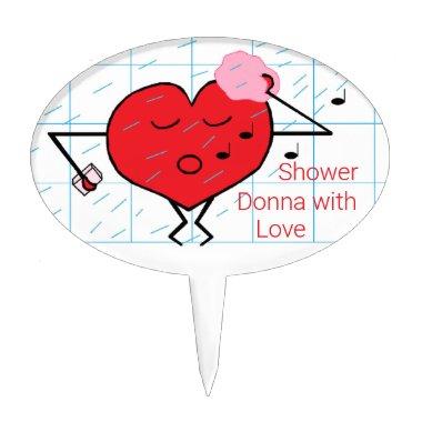 Shower Love  Cake Topper