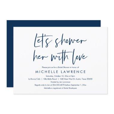 Shower with love, Modern Casual  Invi