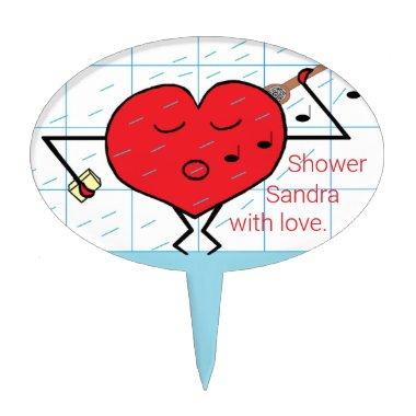 Shower You with Love  Cake Topper