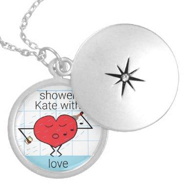 Showering You with Love: Bridal Locket Necklace