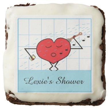 Showering You with Love: Bridal Shower Brownie