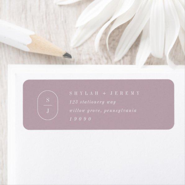 SHYLAH Elegant Lilac Mauve Return Address Labels