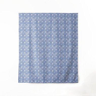 Sicilian Vintage Blue & White Tiles Photo Backdrop