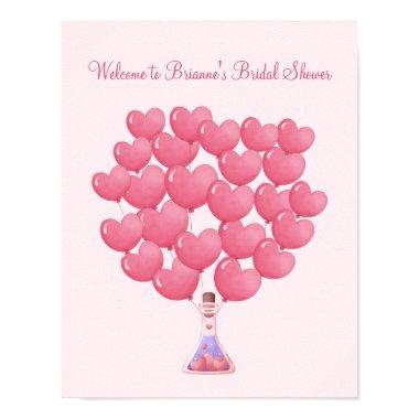 Sign a Balloon Poster, Bridal Shower, Baby Shower