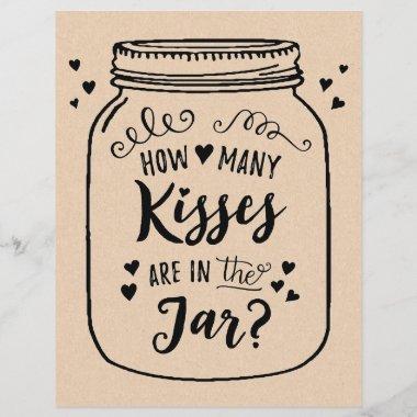 SIGN How many kisses are in the jar?