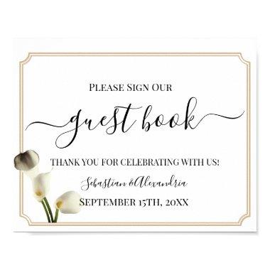 Sign our Guest Book Greenery Wedding Sign