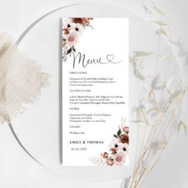 Silk Floral  Menu