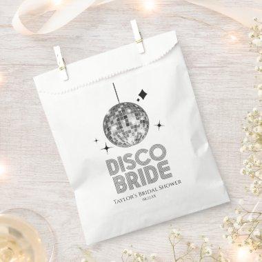 Silver Disco Ball Disco Bride  Favor Bag