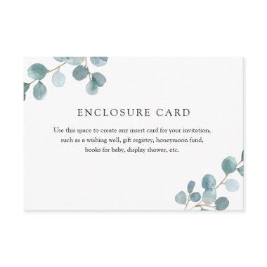 Silver Dollar Eucalyptus Enclosure Invitations