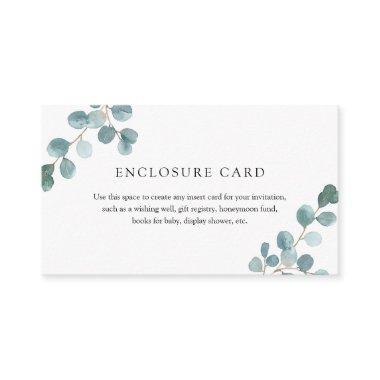 Silver Dollar Eucalyptus Enclosure Invitations