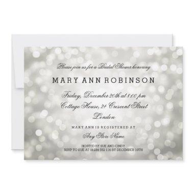 Silver Glitter Lights Elegant