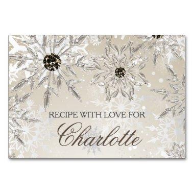 silver gold snowflake  recipe
