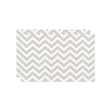 Silver Gray & White Chevron Wedding tock