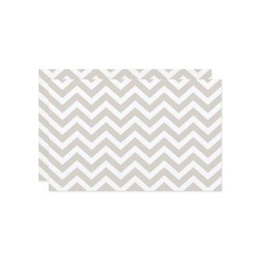 Silver Gray & White Chevron Wedding Invitationstock