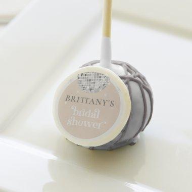 Silver Retro Disco Groovy  Cake Pops