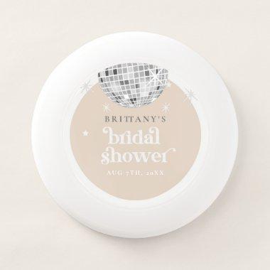 Silver Retro Disco Groovy Bridal Shower Wham-O Frisbee